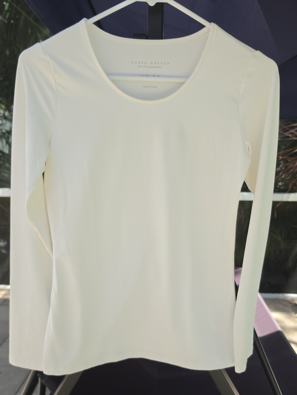 SUSAN GRAVER Smoothing Essentials Long Sleeve Top